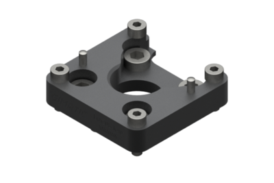 EQC05-K40 GIMATIC TOOL CHANGER FIXING FLANGE EQC05-A FOR ROBOTS WITH ISO 9409-1-40-4-M6 INTERFACE. SCREWS, SLEEVES AND CENTERING PINS INCLUDED