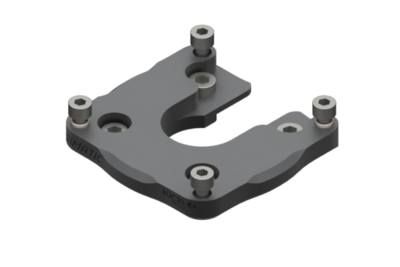 EQC20-K63 GIMATIC TOOL CHANGER FIXING FLANGE EQC20-A FOR ROBOTS WITH ISO 9409-1-63-4-M6 INTERFACE. SCREWS, SLEEVES AND CENTERING PINS INCLUDED.