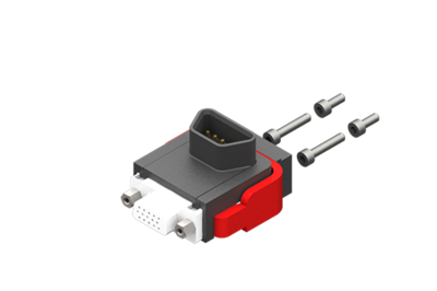 MBQC GIMATIC TOOL CHANGER DIFFUSE-TYPE ELECTRIC CONNECTOR, MALE, 0/250 VAC, D-SUB 15-PIN, VGA TYPE, GOLD-PLATED CONTACTS