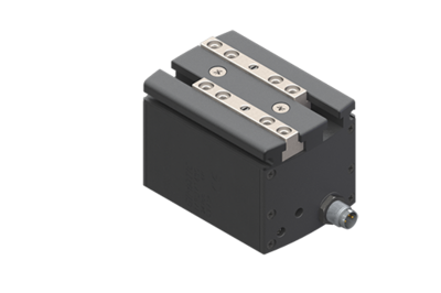 MPLM1630 GIMATIC GRIPPER SELF-CENTRING PARALLEL ELECTRIC GRIPPER, 24VDC, 6 W, PNP, M8 3-PIN, PEAK 0.9A, SERVO DC MOTOR WITH BUILT-IN CONTROLLER, MAX. 0.51 HZ AT 30°C, IP54, WITH BUSHINGS