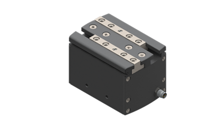 MPLM3240 GIMATIC GRIPPER SELF-CENTRING PARALLEL ELECTRIC GRIPPER, 24VDC, 23 W, PNP, M8 3-PIN, PEAK 3.8A, SERVO DC MOTOR WITH BUILT-IN CONTROLLER, MAX. 0.70 HZ AT 30°C, IP54, WITH BUSHINGS