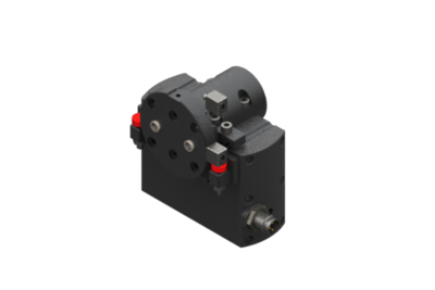 MRE16180 GIMATIC ROTARY UNIT ELECTRIC ROTARY ACTUATOR, 180°/90°, 24VDC, 6 W, PNP, M8 3-PIN, PEAK 0.9A, SERVO DC MOTOR WITH BUILT-IN CONTROLLER, MAX. 0.60 HZ AT 30°C, IP54, WITH BUSHINGS