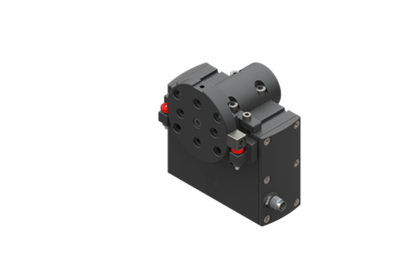 MRE32180 GIMATIC ROTARY UNIT ELECTRIC ROTARY ACTUATOR, 180°/90°, 24VDC, 23 W, PNP, M8 3-PIN, PEAK 3.8A, SERVO DC MOTOR WITH BUILT-IN CONTROLLER, MAX. 0.62 HZ AT 30°C, IP54, WITH BUSHINGS