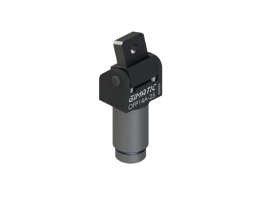 OFP14A-25 GIMATIC GRIPPER ONE-FINGER PNEUMATIC GRIPPER FOR CLAMPING, DIAMETER 14 MM, 2/8 BAR, M5, JAW HOLE M5