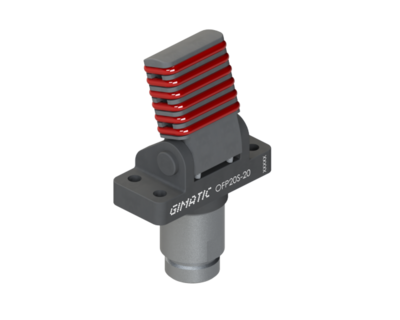 OFP20S-20 GIMATIC GRIPPER ONE-FINGER PNEUMATIC GRIPPER FOR CLAMPING, DIAMETER 20 MM, 2/8 BAR, M5, SILICONE PAD