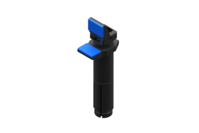 OFR30-95SG GIMATIC GRIPPER ONE-FINGER ANGULAR PNEUMATIC GRIPPER FOR CLAMPING, DIAMETER 30 MM, 2.5/8 BAR, M5, STOPPER WITH HNBR PAD, WITH SENSOR SEAT
