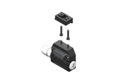PAQC GIMATIC CABLE 15-PIN FEMALE CONNECTOR WITHOUT CABLE, FOR REMOTE SUPPLY ON SIDE “A”, CABLE SCREW CONNECTION, SIDE CABLE EXIT, MAX VOLTAGE 250 VAC, MAX CURRENT 0.5A