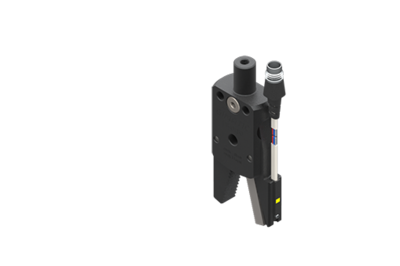 PB-0180 GIMATIC GRIPPER ANGULAR NON-SELF-CENTRING PNEUMATIC GRIPPER, 2.5/8 BAR, M5, SENSOR SS3N203-G, 0.9MM KEY, STEEL PROBE