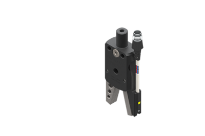 PB-0181 GIMATIC GRIPPER ANGULAR NON-SELF-CENTRING PNEUMATIC GRIPPER, 2.5/8 BAR, M5, SENSOR SS3N203Y-1, 0.9MM KEY, STEEL PROBE