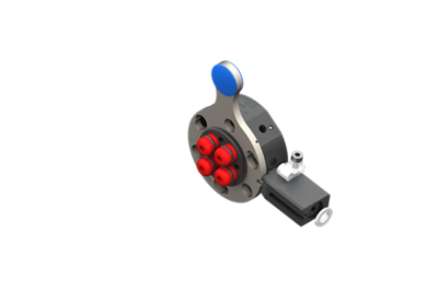 QCY50-A GIMATIC TOOL CHANGER PNEUMATIC QUICK CHANGER, -1/6 BAR, ROBOT SIDE, WITH AUTOMATIC SAFETY VALVE