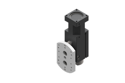 RBT40 GIMATIC ROTARY UNIT PNEUMATIC TILT UNIT FOR EOAT, 90-DEGREE ROTATION, ADJUSTABLE STROKE END STOPPER, SAFETY LOCK, OPTIONAL MAGNETIC SENSOR, 2/8 BAR, M5