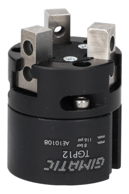 TGP12 GIMATIC GRIPPER PARALLEL SELF-CENTRING PNEUMATIC GRIPPER, 3 JAWS, 12 MM, 2-8 BAR, M3
