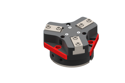 TH3302 GIMATIC GRIPPER PARALLEL SELF-CENTRING PNEUMATIC GRIPPER, 3 JAWS, 1.5/8 BAR, M2/M5