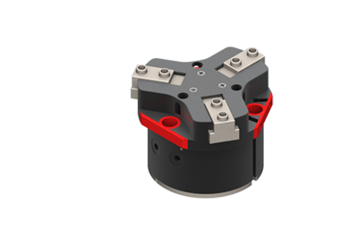TH4506-NO GIMATIC GRIPPER PARALLEL SELF-CENTRING PNEUMATIC GRIPPER, 3 JAWS, NORMALLY OPEN, 3.5/8 BAR, M3/M5