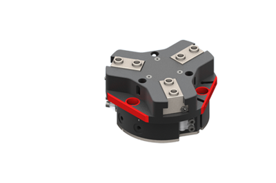 TH5404 GIMATIC GRIPPER PARALLEL SELF-CENTRING PNEUMATIC GRIPPER, 3 JAWS, 1.5/8 BAR, M2.5/M5