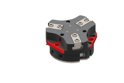 TH7610 GIMATIC GRIPPER PARALLEL SELF-CENTRING PNEUMATIC GRIPPER, 3 JAWS, 1.5/8 BAR, M3/G1/8