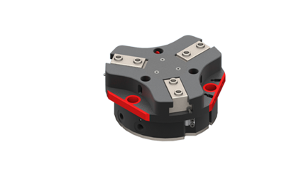 TH9613 GIMATIC GRIPPER PARALLEL SELF-CENTRING PNEUMATIC GRIPPER, 3 JAWS, 1.5/8 BAR, M4/G1/8