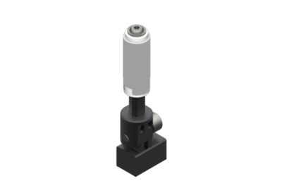 VSE1010F05 GIMATIC VACUUM NON-ROTATIVE SUSPENSION WITH ANGULAR COUPLING AND SMOOTH BODY, DIAMETER 10 MM, STROKE 10 MM, M5