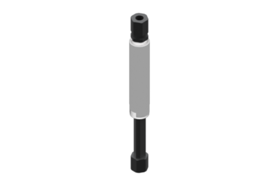 VSNG1025 GIMATIC VACUUM NON-ROTATIVE SUSPENSION WITH SMOOTH BODY, DIAMETER 10 MM, STROKE 25 MM, M5