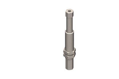 VSRTG1225 GIMATIC VACUUM STAINLESS STEEL ROTATIVE SUSPENSION WITH M12X1 THREADED BODY, STROKE 25 MM, M5 THREAD, WITH 2 NUTS