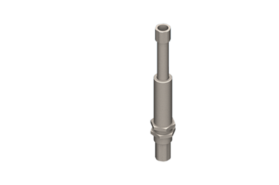 VSRTG2050 GIMATIC VACUUM STAINLESS STEEL ROTATIVE SUSPENSION WITH M20X1.5 THREADED BODY, STROKE 50 MM, G1/4 THREAD, WITH 2 NUTS