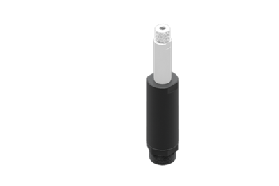 VSS2025 GIMATIC VACUUM TELESCOPIC SELF-RETRACTING SUSPENSION, M17X1 THREADED END PLATE, DIAMETER 20 MM, STROKE 25 MM, G1/8 REAR HOLE THREAD, INTERNAL M5 HEAD THREAD, EXTERNAL G1/8