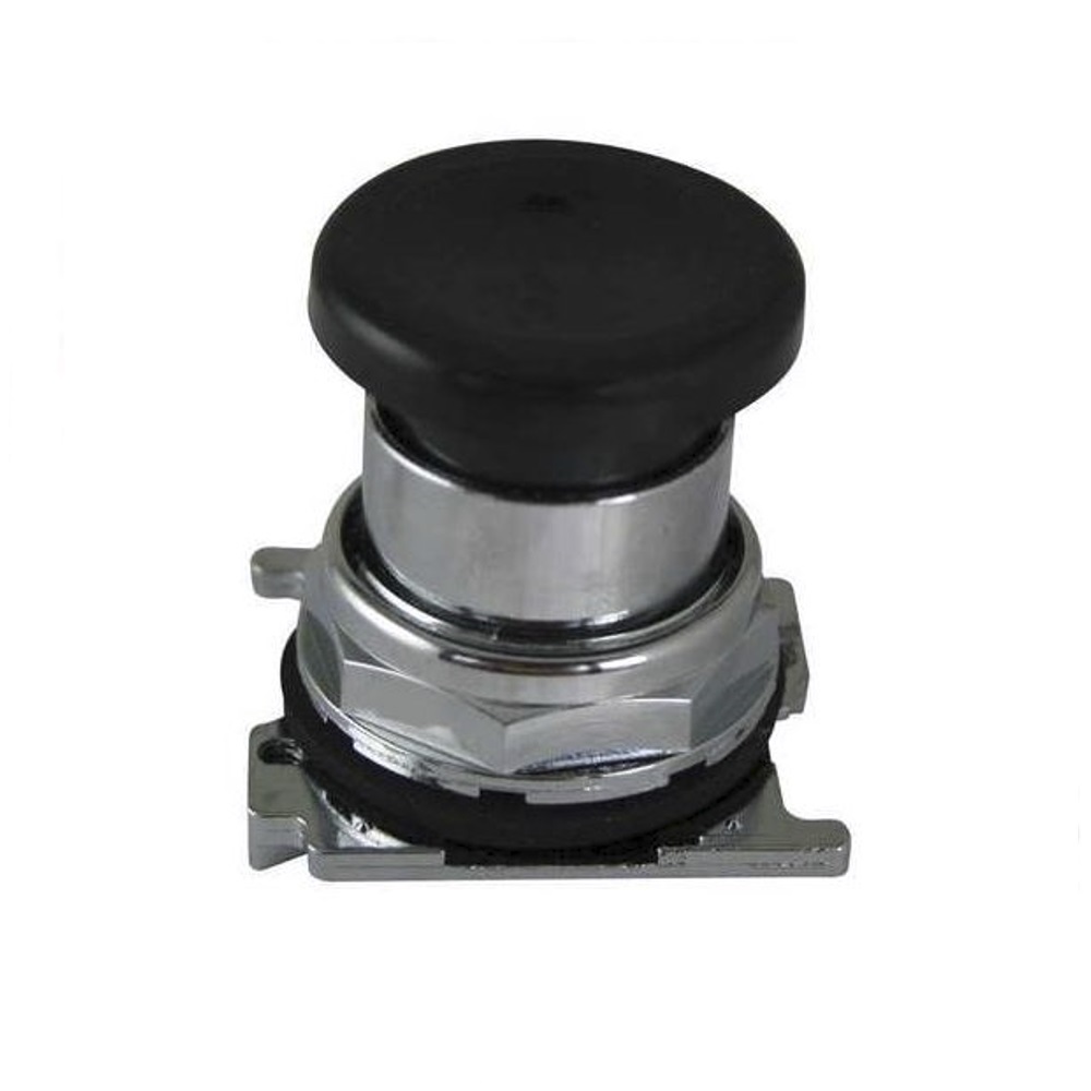 212-212 NUMATROL MECHANICAL VALVE PART PB SERIES (MUSHROOM PUSHBUTTON) BLACK