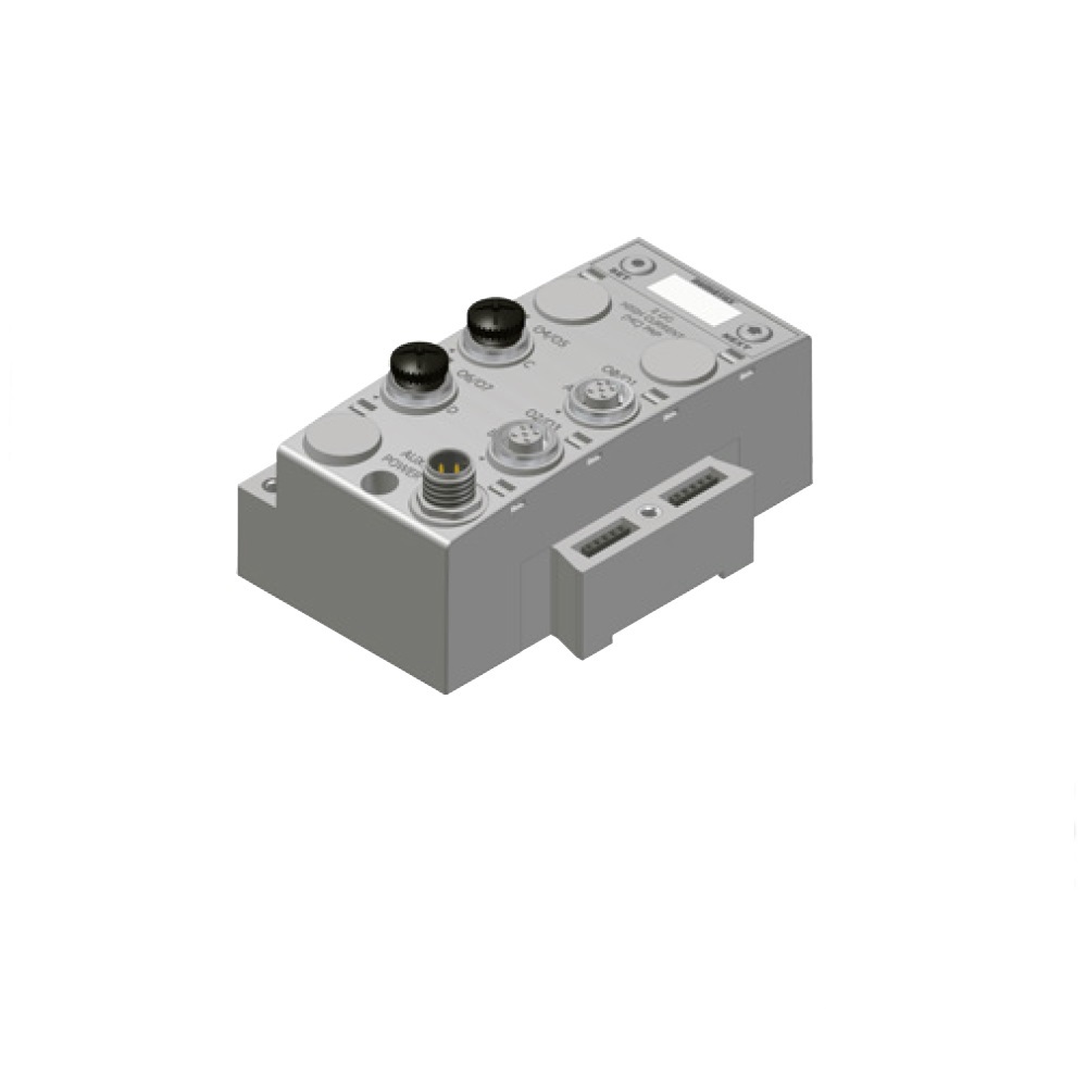 240-307 NUMATICS/AVENTICS MANIFOLD PART G3 2 INPUTS/2 OUTPUTS ANALOG 0-10VDC, HIGH CURRENCY 5 PIN MICRO CONN