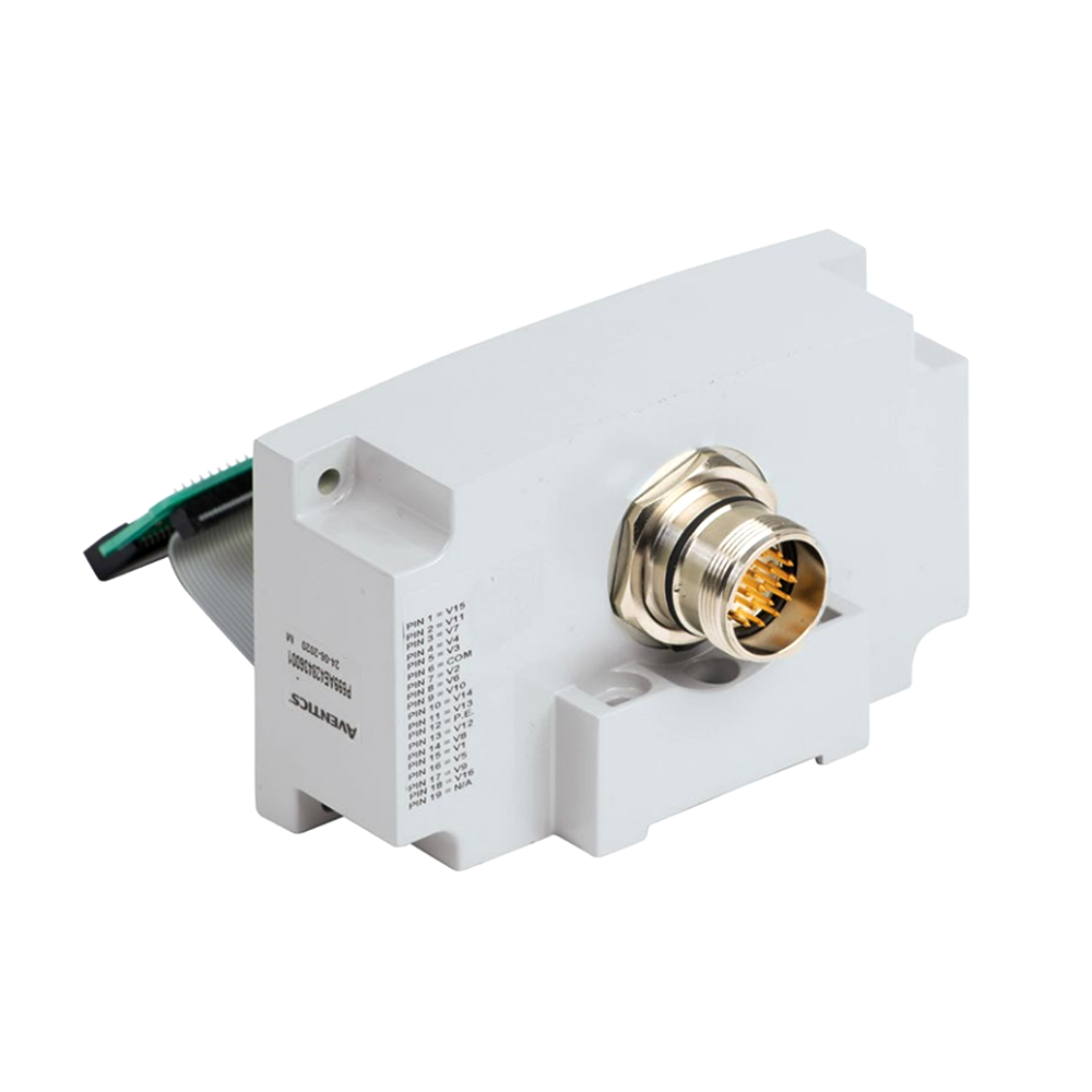 P599AE428436001 NUMATICS/AVENTICS MANIFOLD PART 501,502,503 SERIES 19 PIN ROUND CONNECTOR