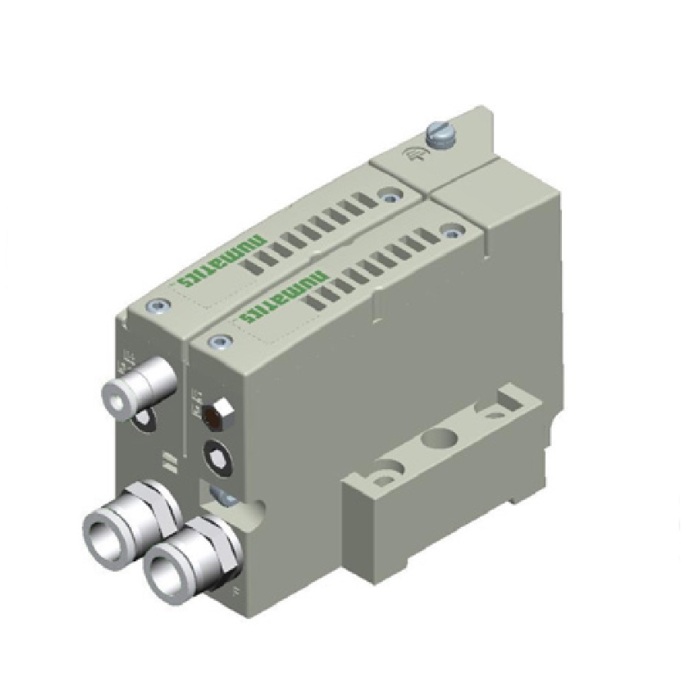 G501AK429465014 NUMATICS/AVENTICS END PLATE KIT 501 SERIES 1/8" G W/MUFFLER & DIN RAIL