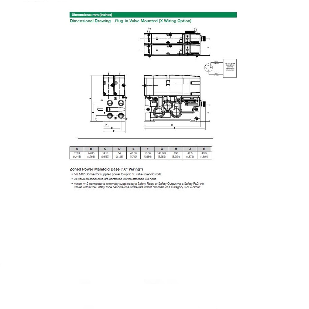 8503AMM22XA0010 NUMATICS/AVENTICS MANIFOLD BLOCK 503 SERIES 2 STA 1/4" NPT SIDE PORTS DZB (PTY) 0-24 VDC