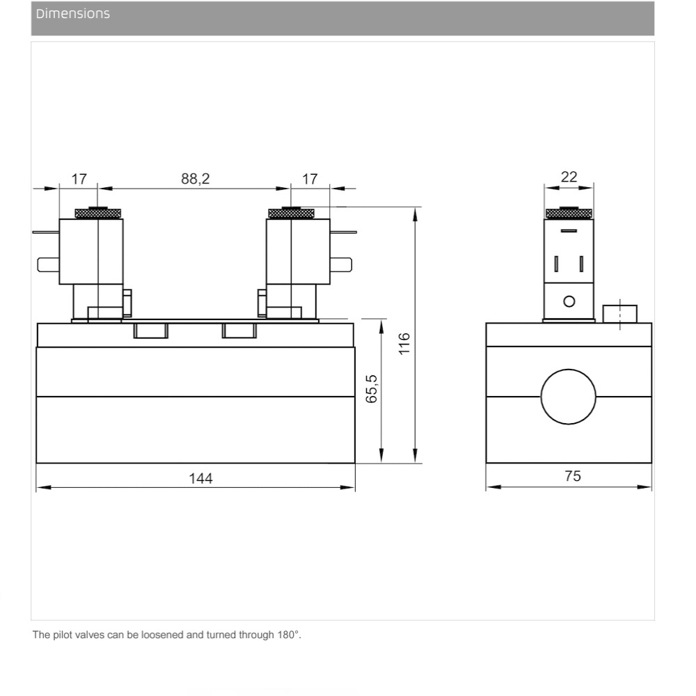 5814420600 NUMATICS/AVENTICS SOL-PILOT VALVE ISO4 5599/1 SERIES 5/3 CLOSED CTR 48VDC, DIN PLUG