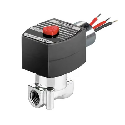 8262H086 24/DC ASCO STAINLESS STEEL PROCESS SOLENOID VALVE 8262 SERIES 2/2 NC SPR RTN 24VDC, 0.21CV, 1/4" NPT