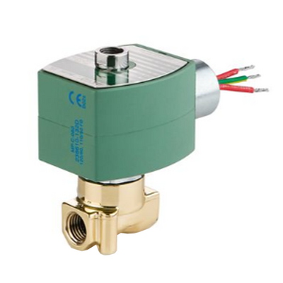 8314H053 120/60 ASCO BRASS PROCESS SOLENOID VALVE 8314 SERIES 3/2 NO, 120VAC, 0.15CV, 1/4" NPT