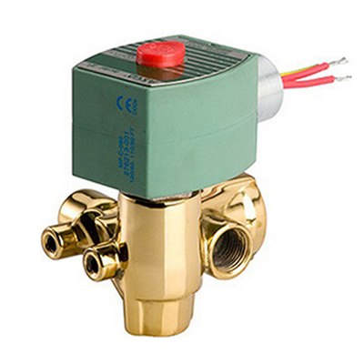 8321G001 120/60 ASCO BRASS PROCESS SOLENOID VALVE 8321 SERIES 3/2 NC, 120VAC, 0.8CV, 1/4" NPT