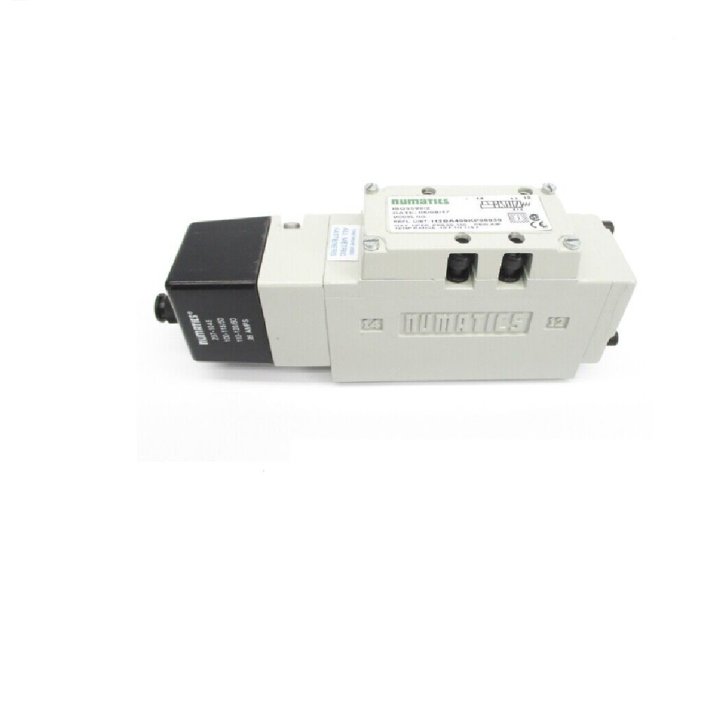 I23BA400LP35A30 NUMATICS/AVENTICS SOL-PILOT VALVE ISO2 SERIES 4/2 SPR RTN 120VAC, FL LK O'RIDE, EXT. PILOT, DIN CONN