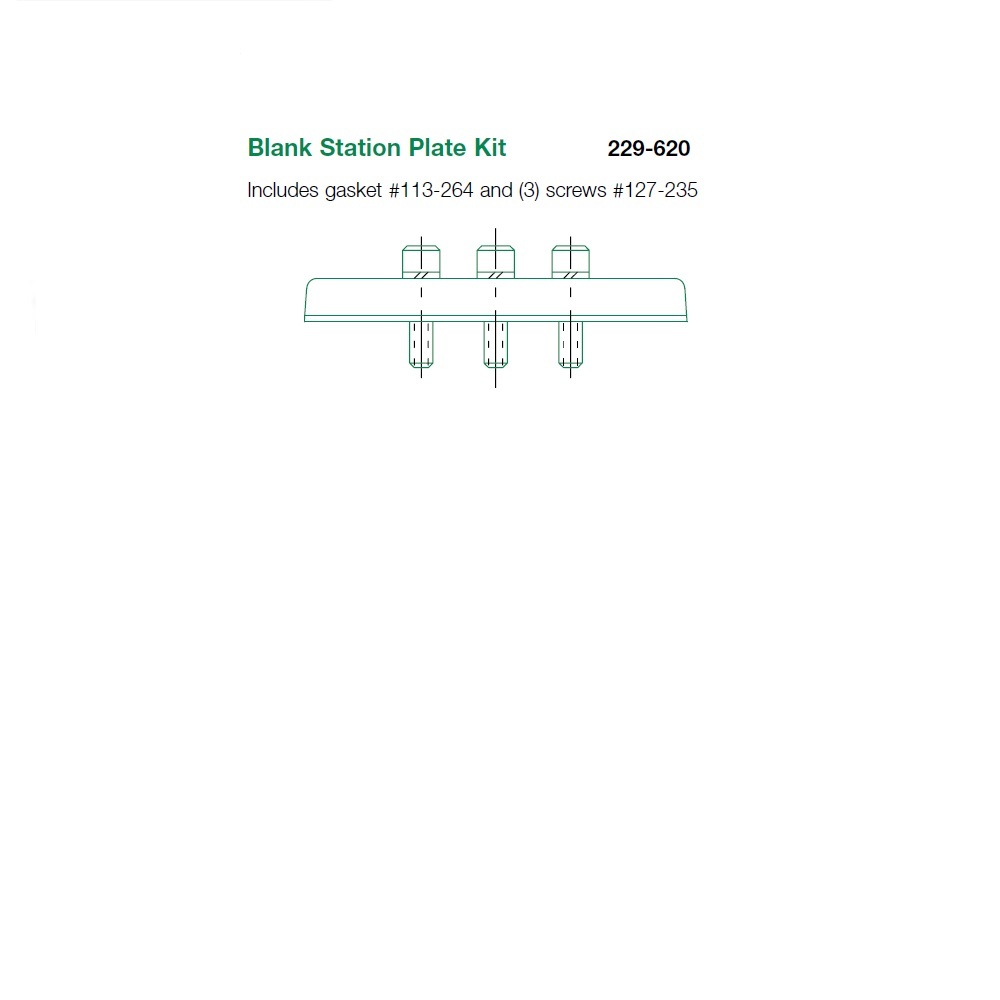 229-620 NUMATICS/AVENTICS BLANK PLATE MK15 SERIES