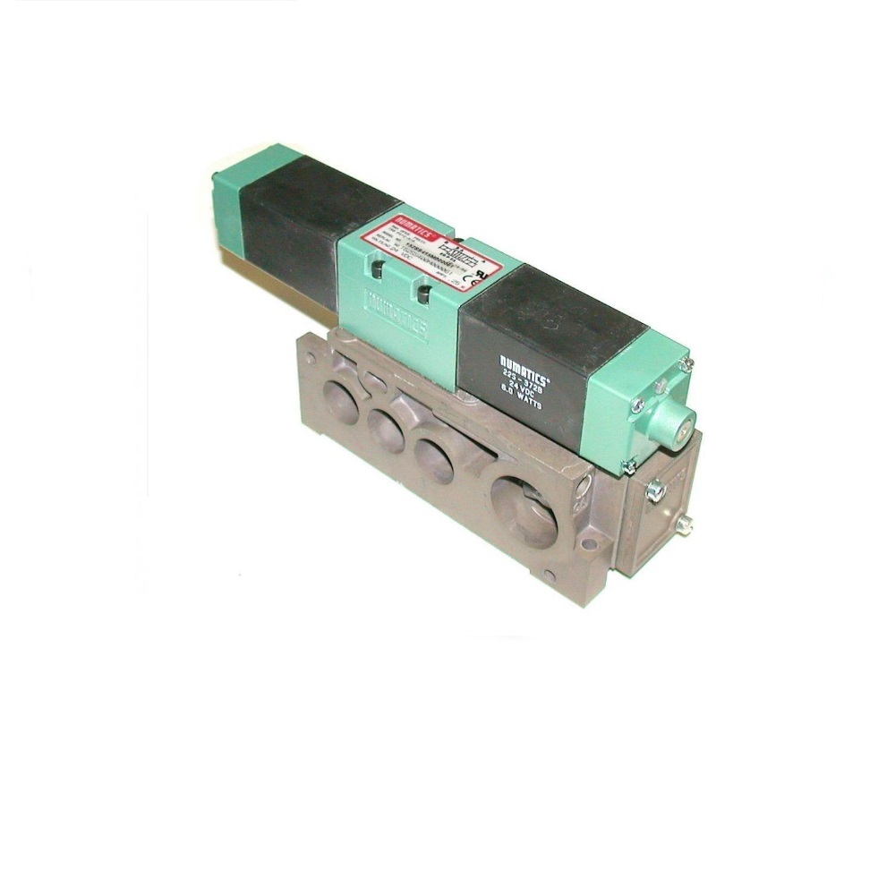 153SS415K011Z30 NUMATICS/AVENTICS SOLENOID VALVE/MANIFOLD MK15 SERIES 4/2 DETENT 120VAC 3/8" NPT, EXT NON LK O'RIDE