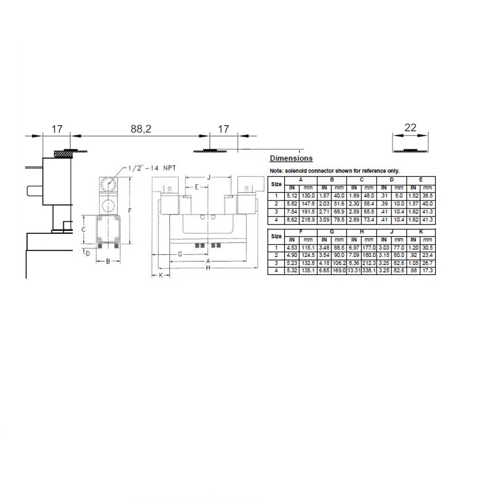 R432006079 NUMATICS/AVENTICS SOL-PILOT VALVE ISO2 5599/1 SERIES 5/3 CLOSED CTR 24VDC, DIN PLUG