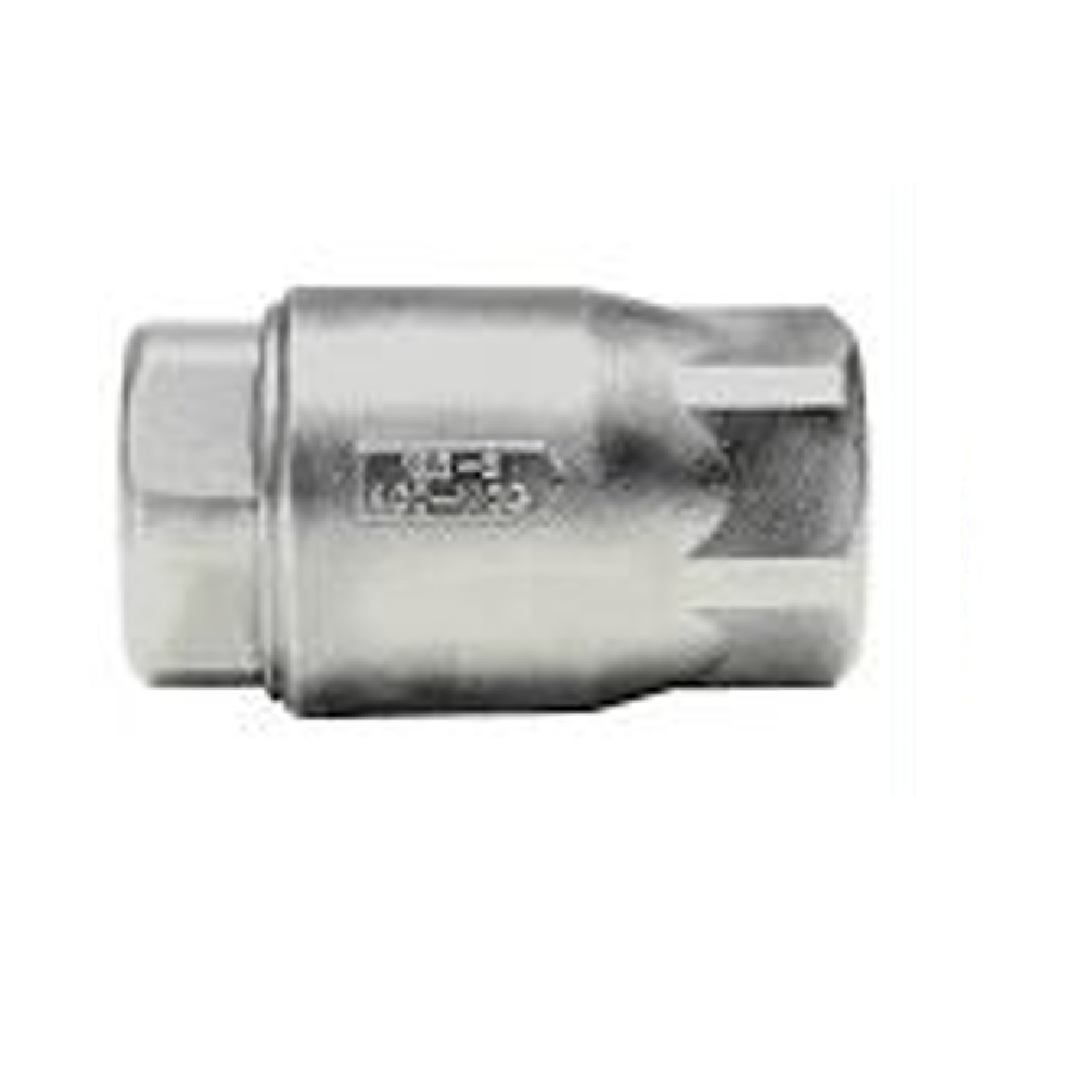 62-107-01 APOLLO STAINLESS STEEL BALL-CONE CHECK VALVE 1 1/2" NPT FEMALE, INLINE, 400PSI