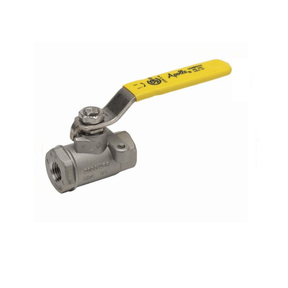 76-103-01A APOLLO STAINLESS STEEL BALL VALVE 1/2" NPT FEMALE, LEVER HANDLE, 2000PSI