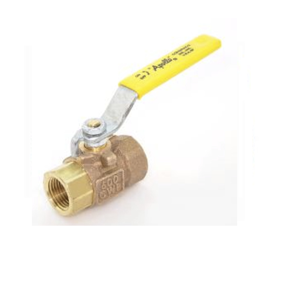 77C-102-01A APOLLO BRONZE BALL VALVE 3/8" NPT FEMALE, FULL PORT, LEVER HANDLE, 200PSI