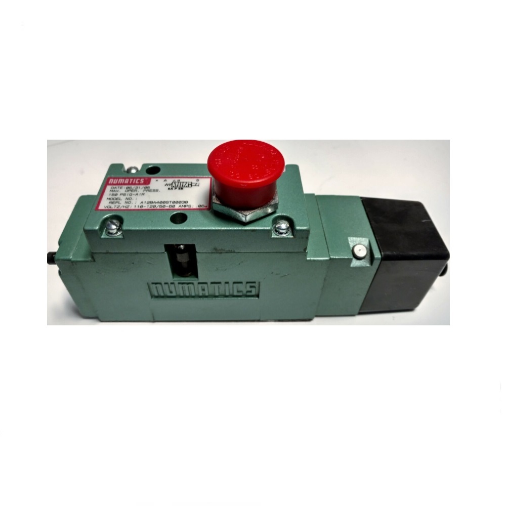 A23SA4008000030 NUMATICS/AVENTICS SOLENOID VALVE 250 SERIES 4/2 SPR RTN 120VAC, 5 PIN MINI CONN