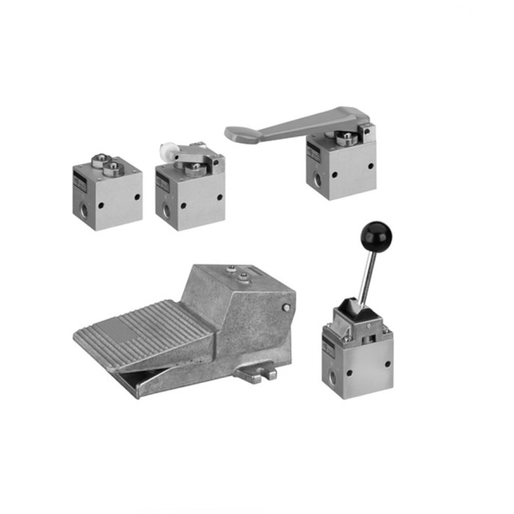 0820401005 NUMATICS/AVENTICS MECHANICAL VALVE AP SERIES 4/2 SPR RTN 1/4" G (HAND LEVER)