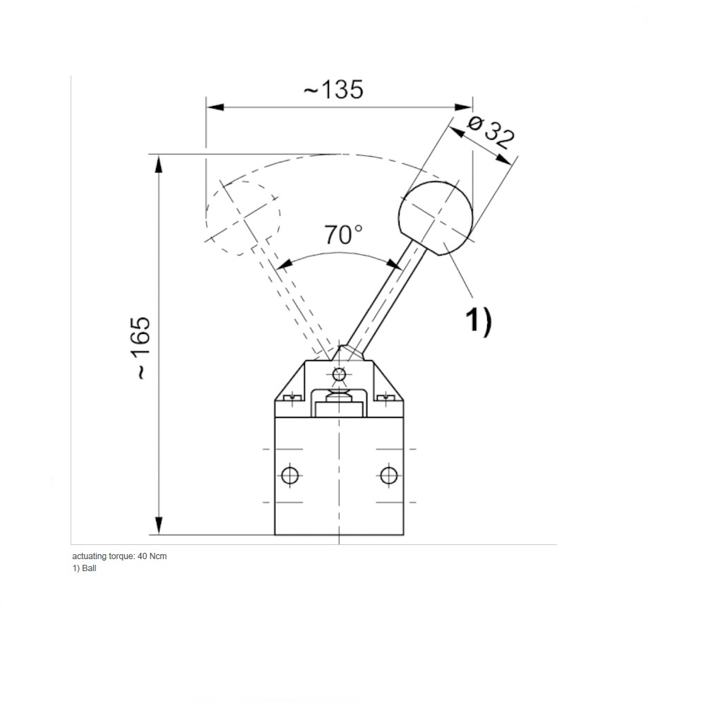 0820401005 NUMATICS/AVENTICS MECHANICAL VALVE AP SERIES 4/2 SPR RTN 1/4" G (HAND LEVER)