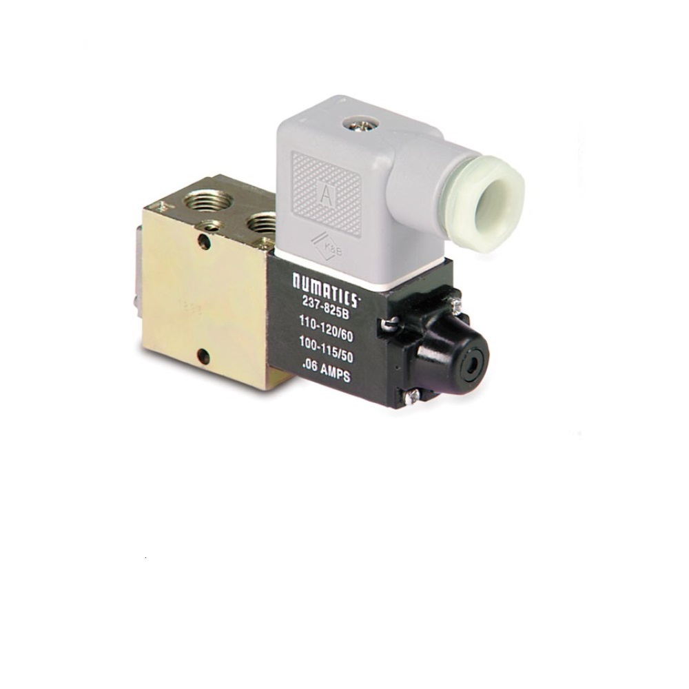 L01SA4592G00040 NUMATICS/AVENTICS SOLENOID VALVE L01 SERIES 4/2 SPR RTN 220VAC 1/8" G, DIN PLUG
