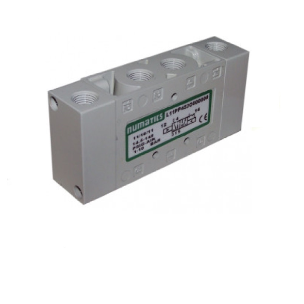 L12PP652O000000 NUMATICS/AVENTICS AIR-PILOT VALVE L1 SERIES 4/3 CLOSED CTR 1/4" NPT