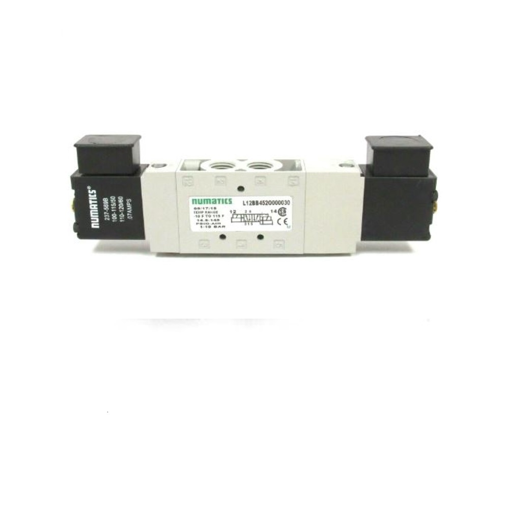 L11BB552B000061 NUMATICS/AVENTICS SOL-PILOT VALVE L1 SERIES 4/3 OPEN CTR 24VDC, HW, 1/8" NPT