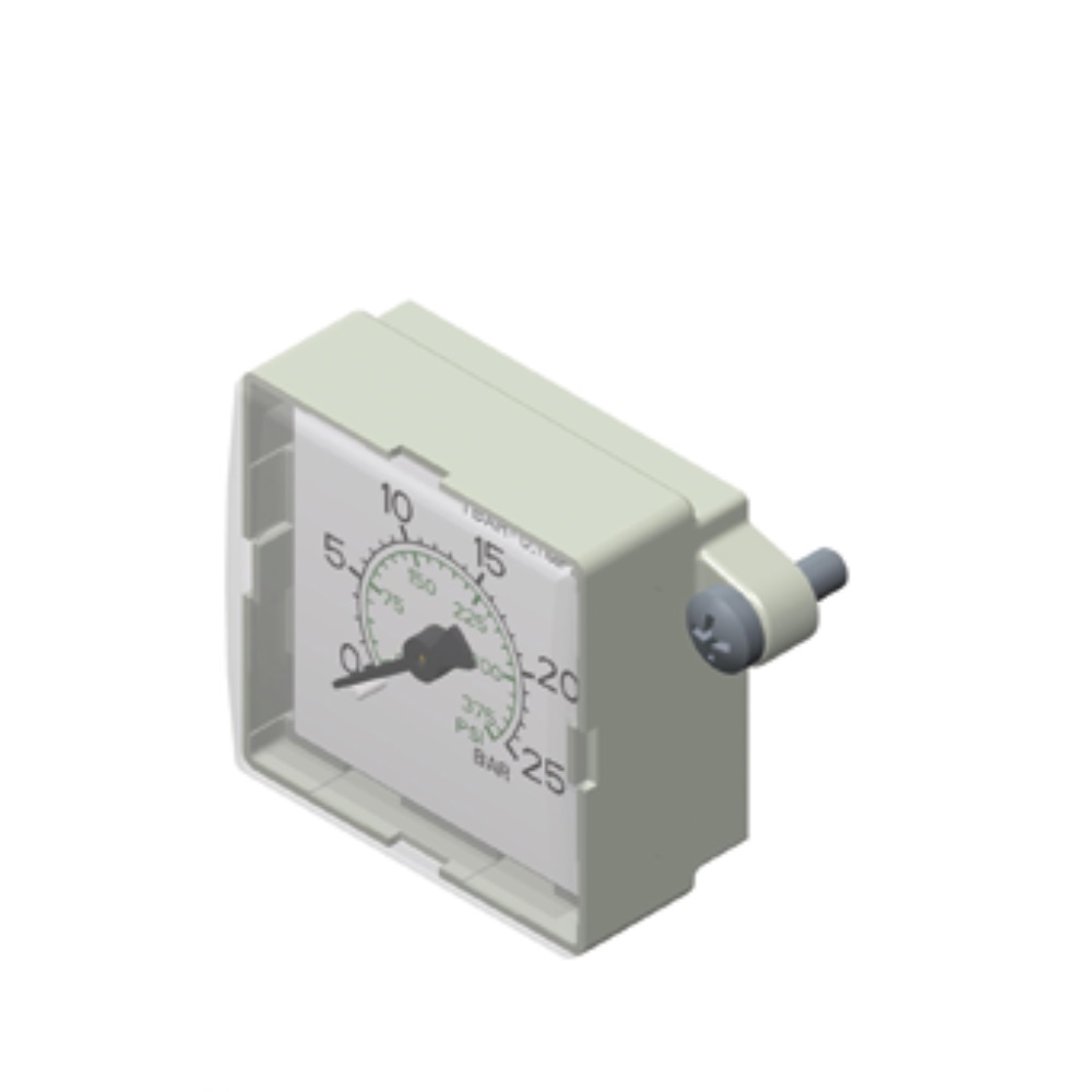 NUMATICS/AVENTICS GAUGE 650 SERIES 0-12BAR SQUARE CENTER BACK MNT