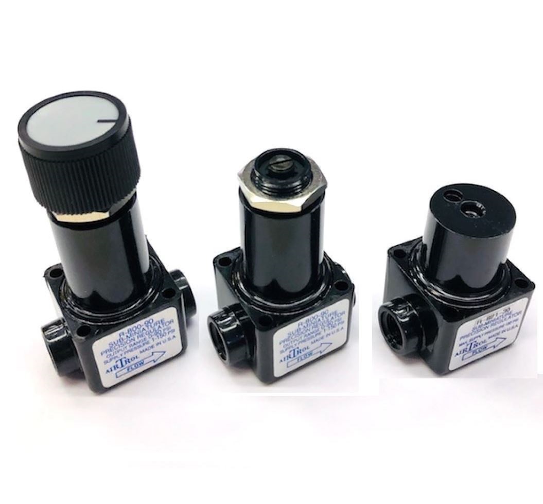 AIRTROL PRECISION REGULATOR 1/8" NPTF 0-10 PSI W/KNOB